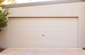 White Roller Door