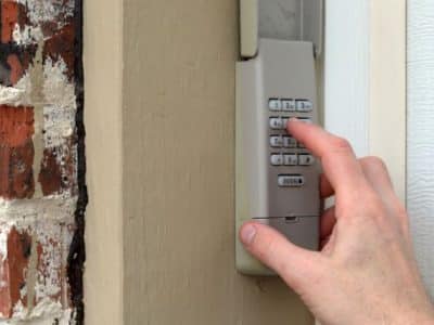 garage door keypad