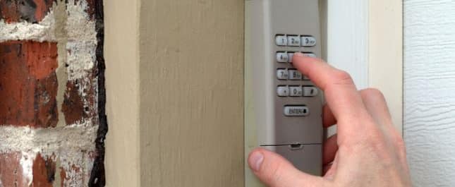 garage door keypad